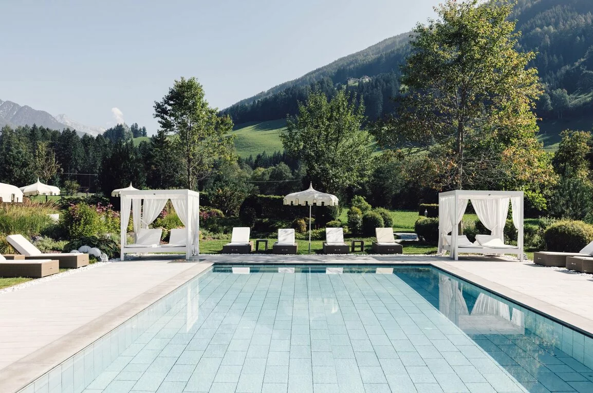 Hotel with pool, Ahrntal, in large spa garden