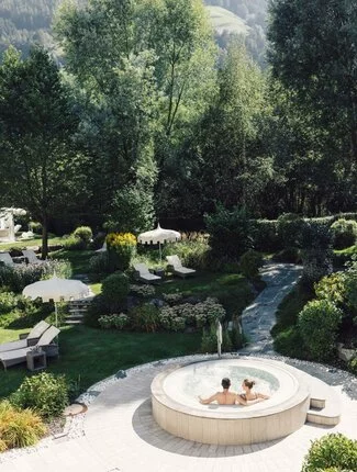 Hotel with pool Ahrntal - pool, garden and spa
