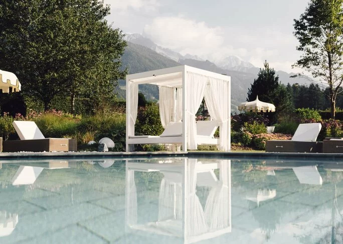 Hotel with pool, Ahrntal, in large spa garden