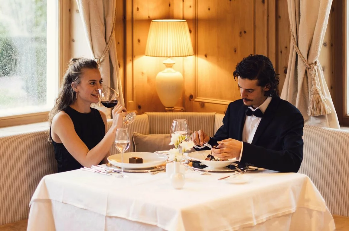 Luxury hotel South Tyrol: Gourmet restaurant Alpenpalace